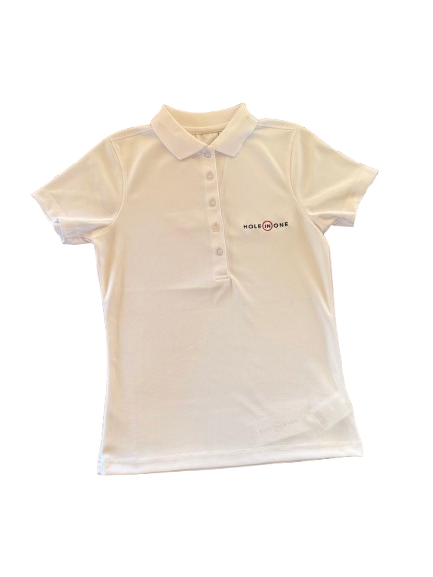 Polo manches courtes blanc