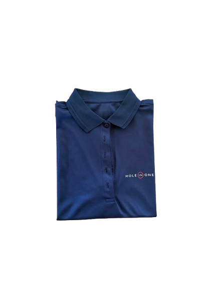 Polo sans manches bleu