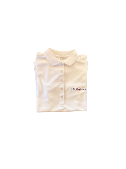 Polo manches courtes blanc